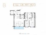 三一科学城三一云谷_3室2厅2卫 建面136平米