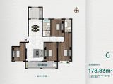 创投潍州金谷_4室2厅2卫 建面178平米