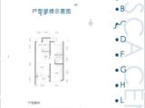 融创中心_2室2厅1卫 建面88平米