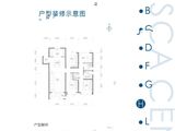 融创中心_4室2厅2卫 建面149平米