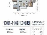 中央公园澜园_3室2厅2卫 建面153平米