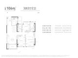 科技城幸福里_3室2厅2卫 建面106平米