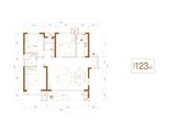绿地理想城_3室2厅2卫 建面123平米
