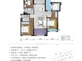 华新园君望公馆_3室2厅2卫 建面105平米