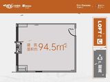 嘉仕阁_LOFT-C户型 建面94平米