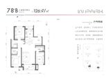 城发投云尚_3室2厅2卫 建面126平米