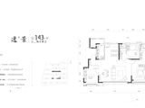 泰达格调锦雲_3室2厅2卫 建面143平米
