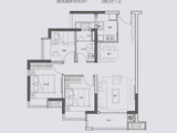 融创东城首府_3室2厅1卫 建面83平米